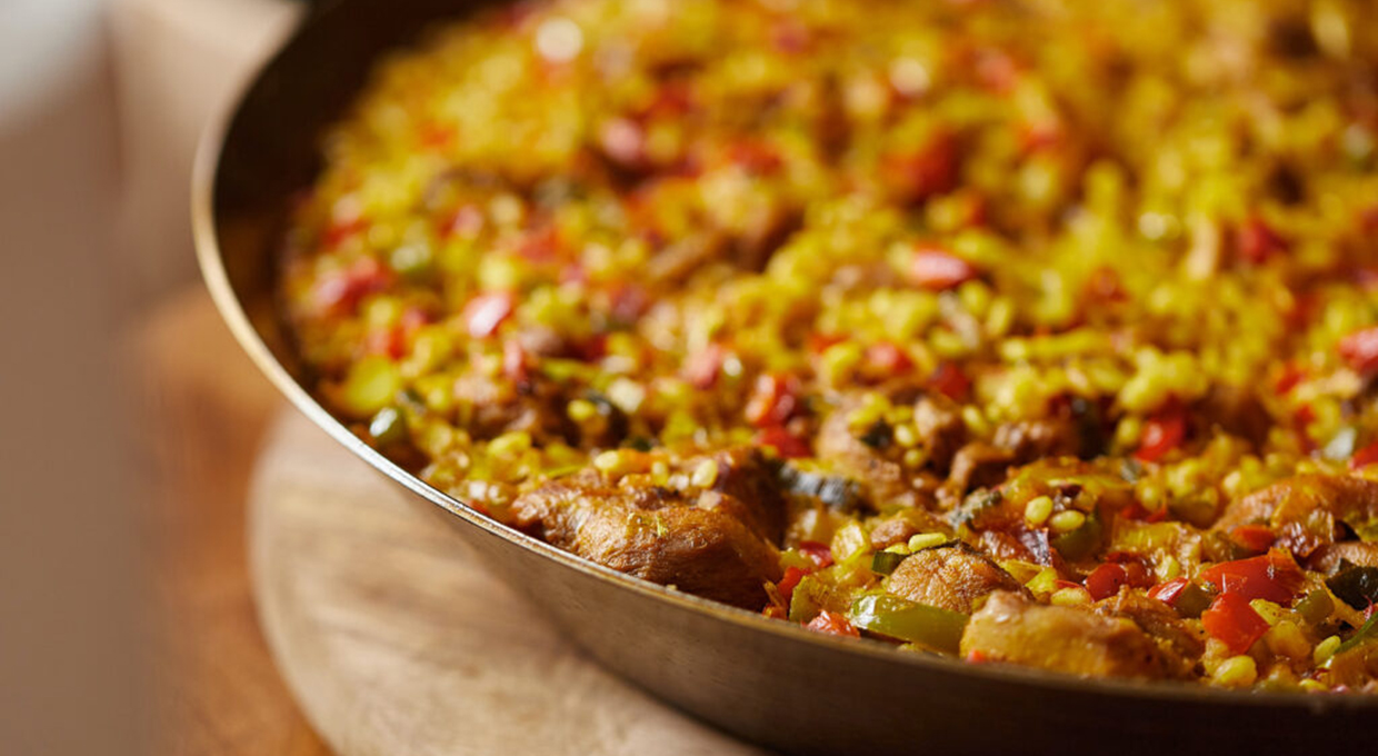 Paella de verduras